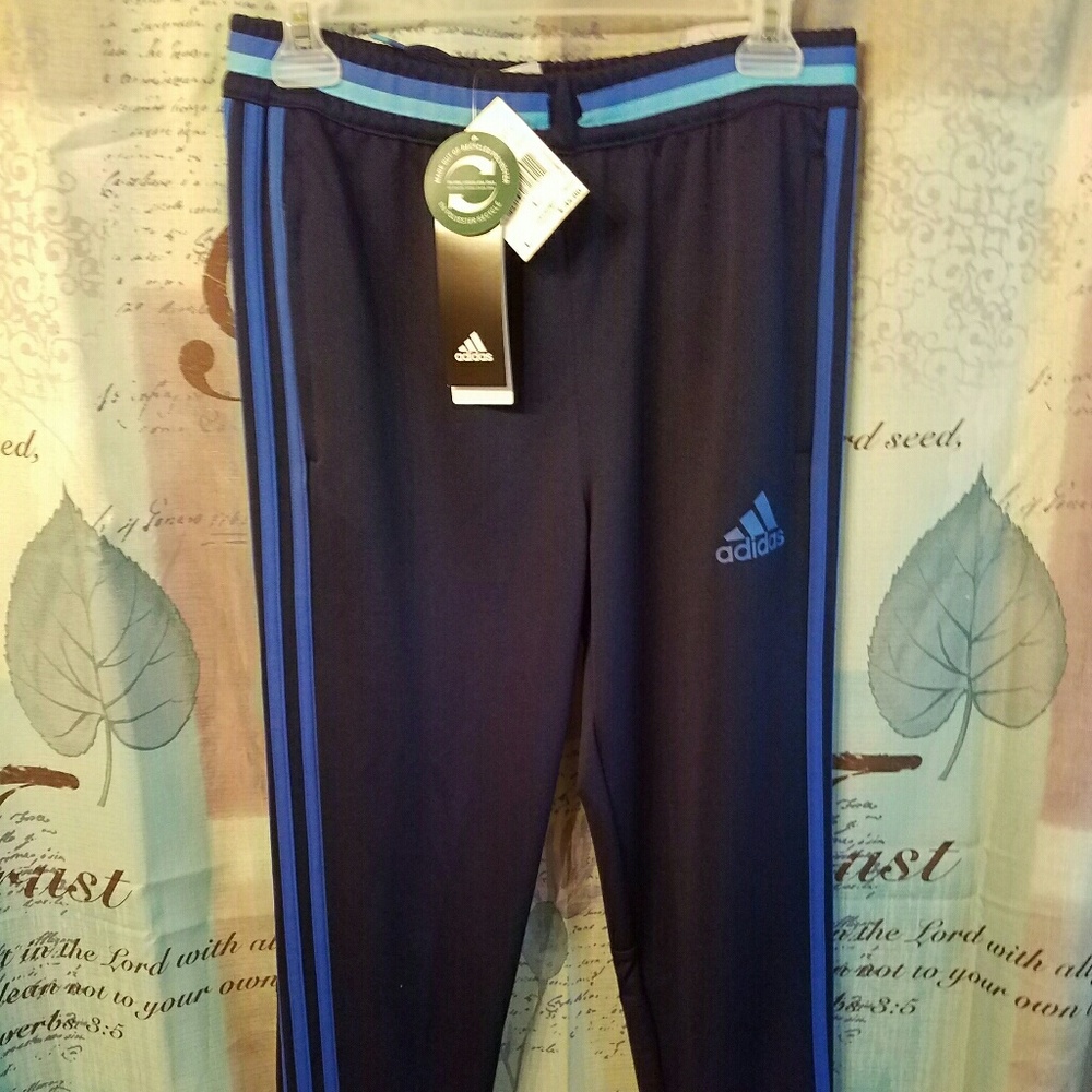 Adidas tapered track pant NWT